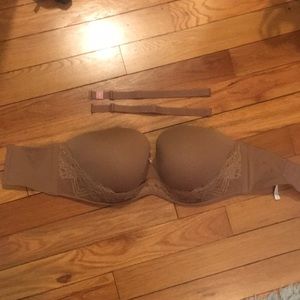 38J Cacique Boost Multiway Strapless Bra Mocha